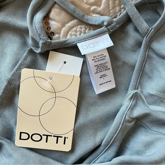 Dotti Cold Shoulder Swim Cover-Up Tunic in Gray NEW Size Large - Picture 8 of 9